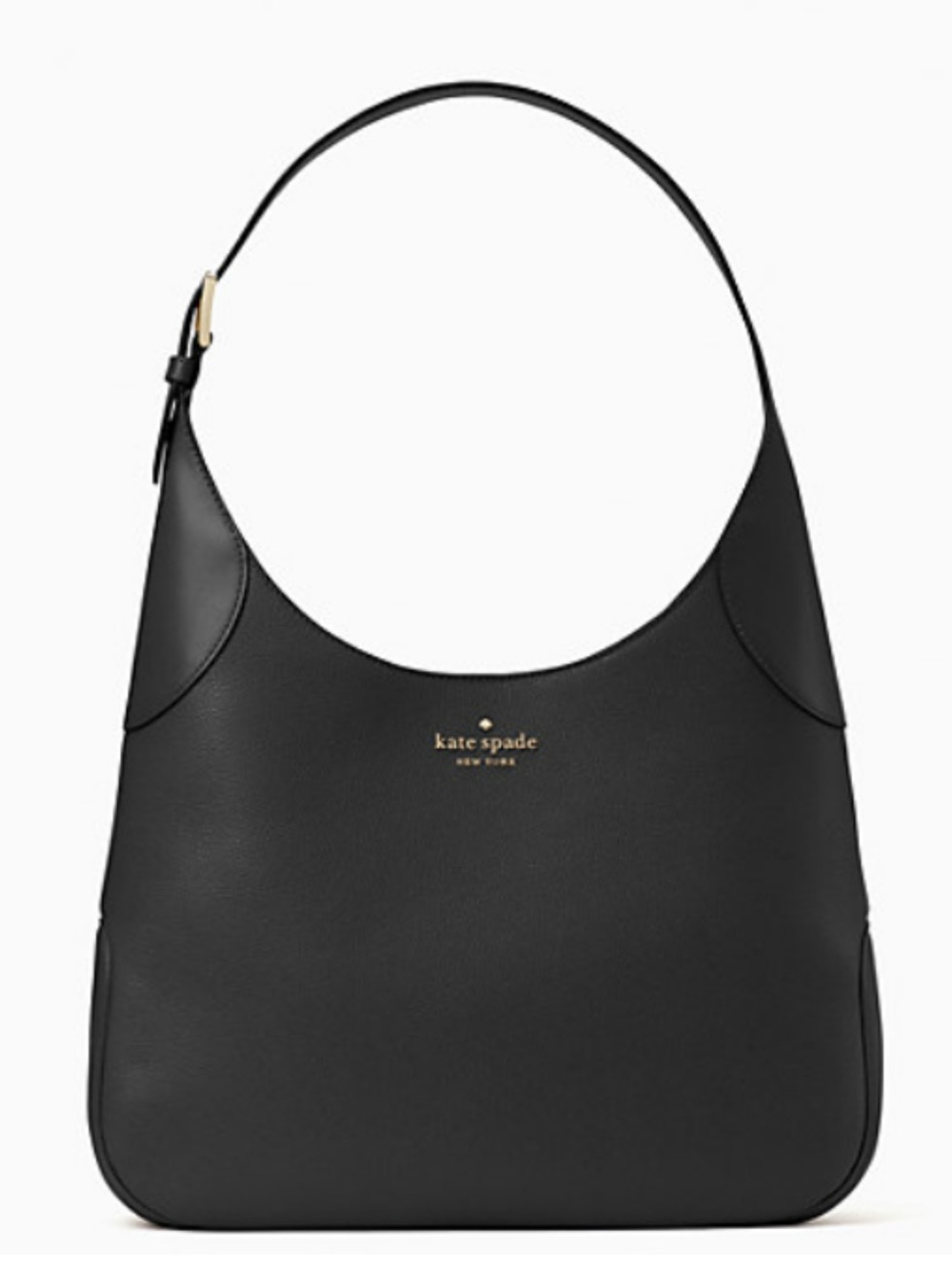 Kate Spade New York Black Pebble Leather Aster Shoulder Bag